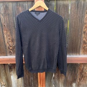 COS - black & white polka dots- 100% cotton sweater- M